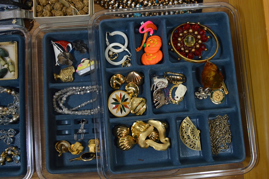 Assortment of Vintage Costume Jewelry