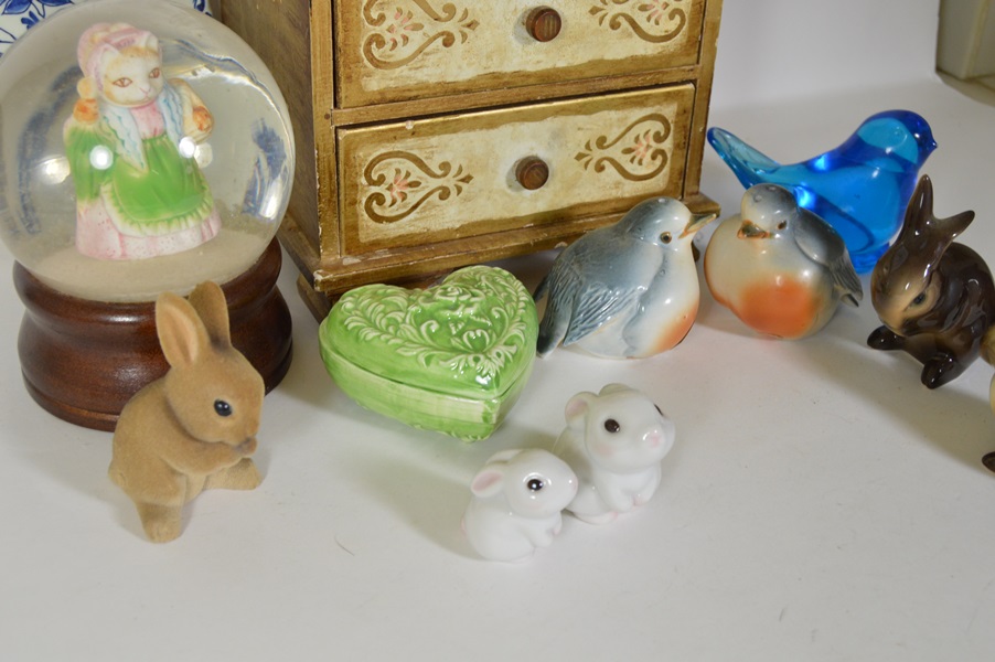 Assortment of Decorative Items and Figurines