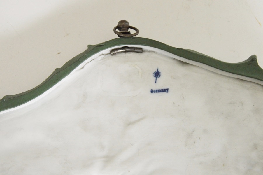 Volkstedt Germany Jasperware Wall Plaque