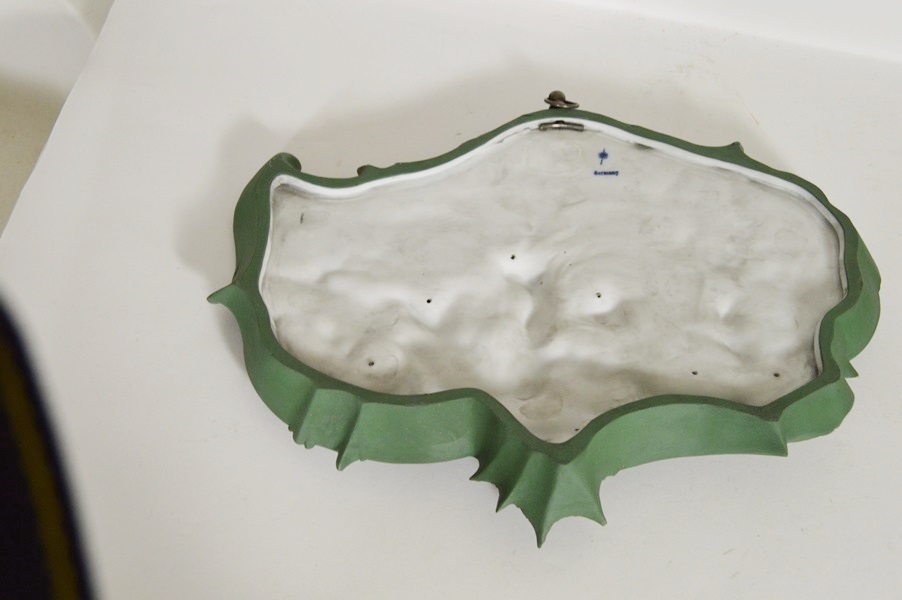 Volkstedt Germany Jasperware Wall Plaque