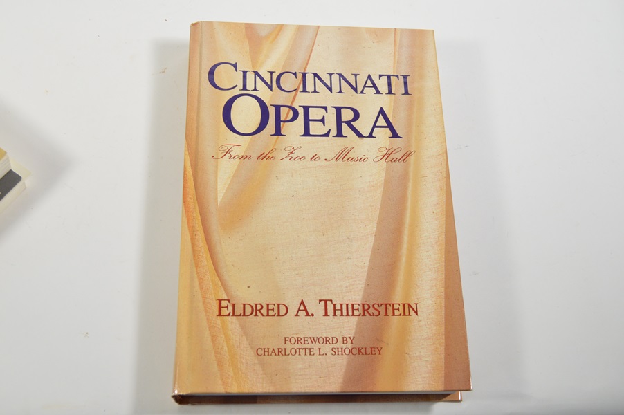 Assortment of books on Opera