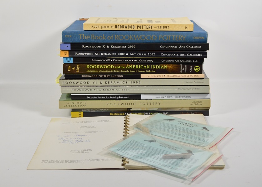 Assortment of Rookwood Pottery Books