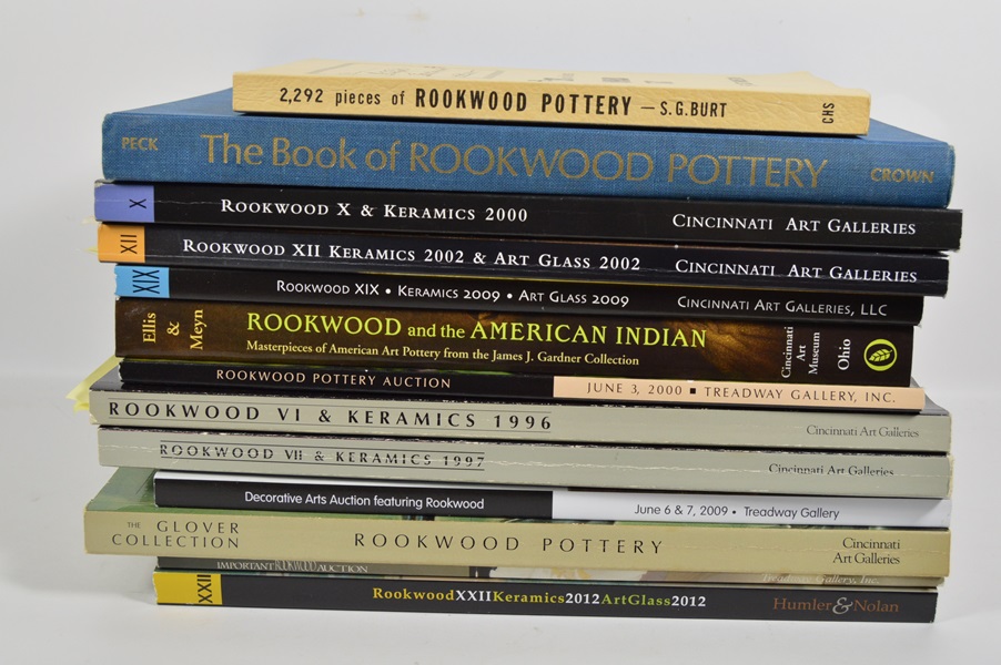Assortment of Rookwood Pottery Books
