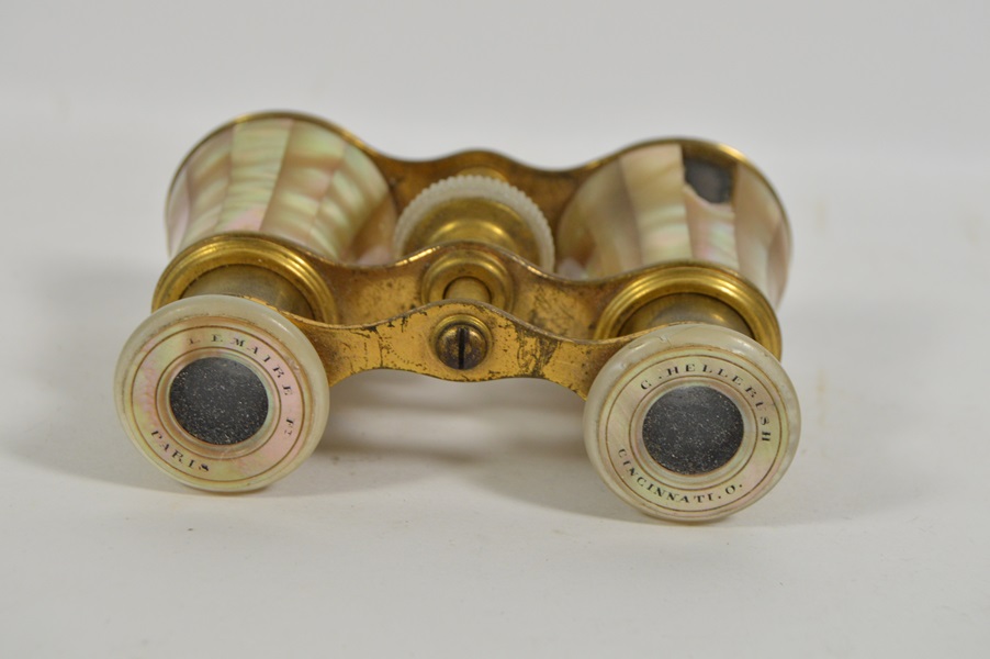 Antique LeMaitre Mother of Pearl Opera Glasses