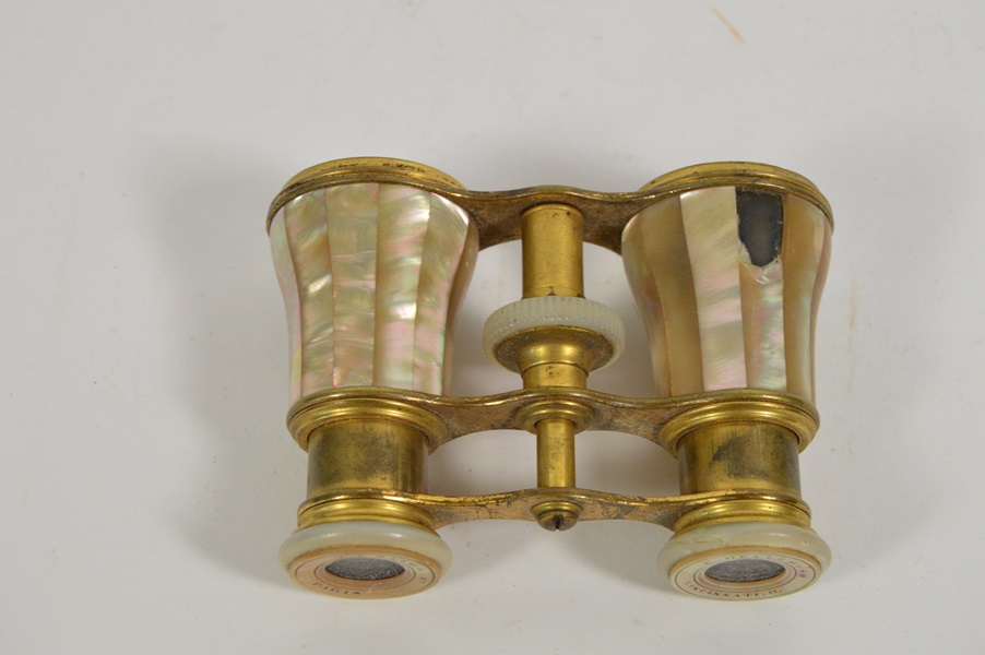 Antique LeMaitre Mother of Pearl Opera Glasses