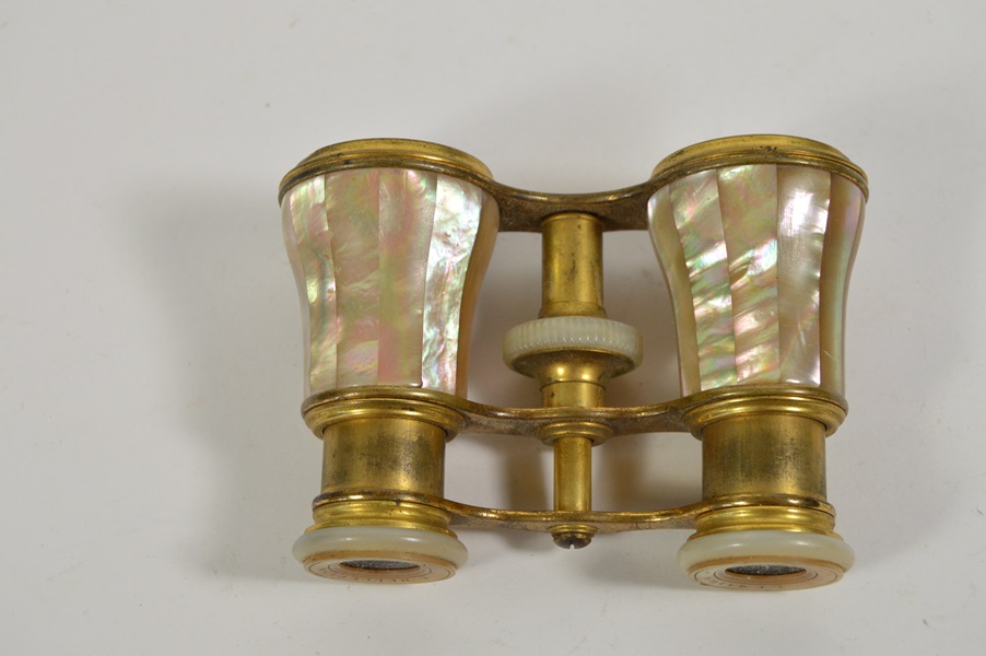 Antique LeMaitre Mother of Pearl Opera Glasses