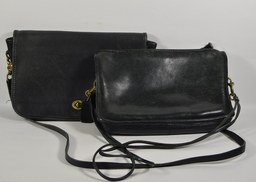 Two Vintage Coach Handbags