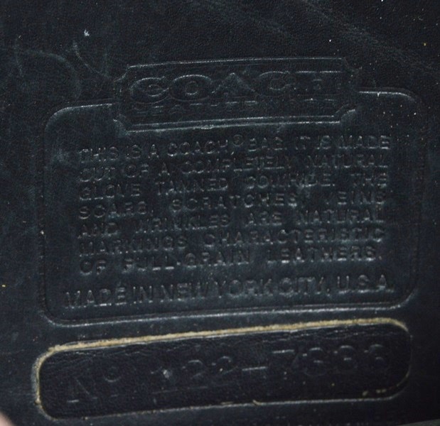 Two Vintage Coach Handbags