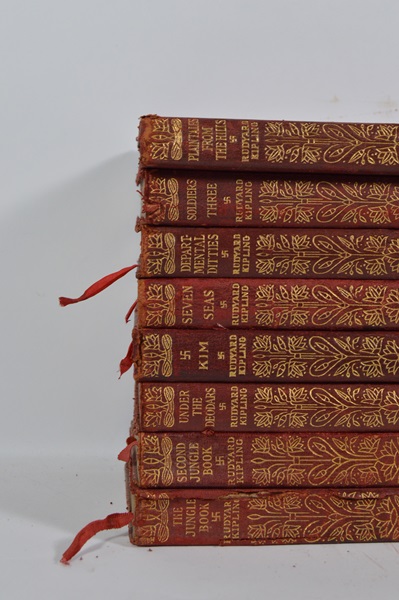 Sixteen 1909 Rudyard Kipling Books