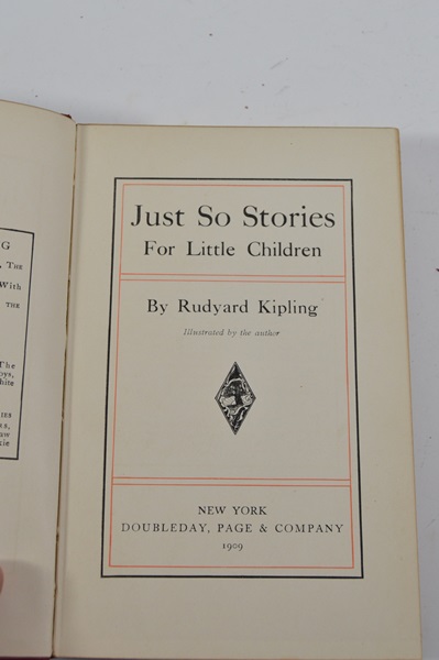 Sixteen 1909 Rudyard Kipling Books