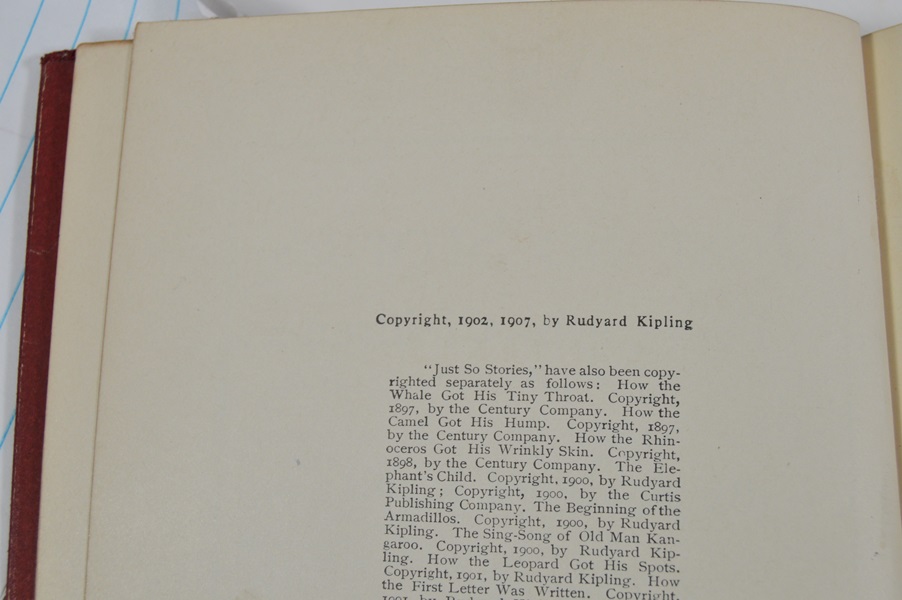 Sixteen 1909 Rudyard Kipling Books