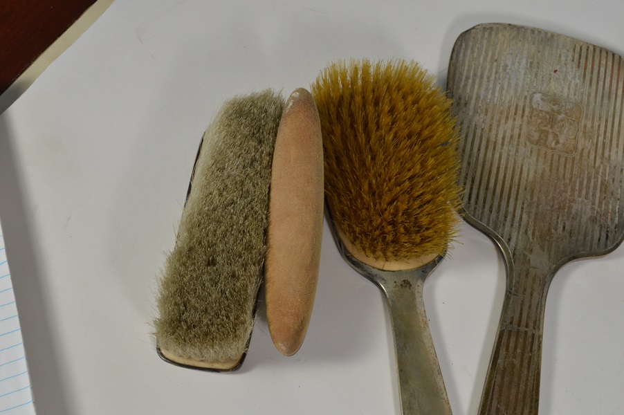 Art Deco Silver Plated Valet Vanity Set