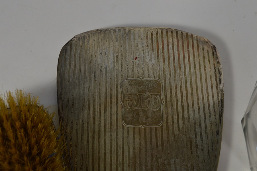 Art Deco Silver Plated Valet Vanity Set