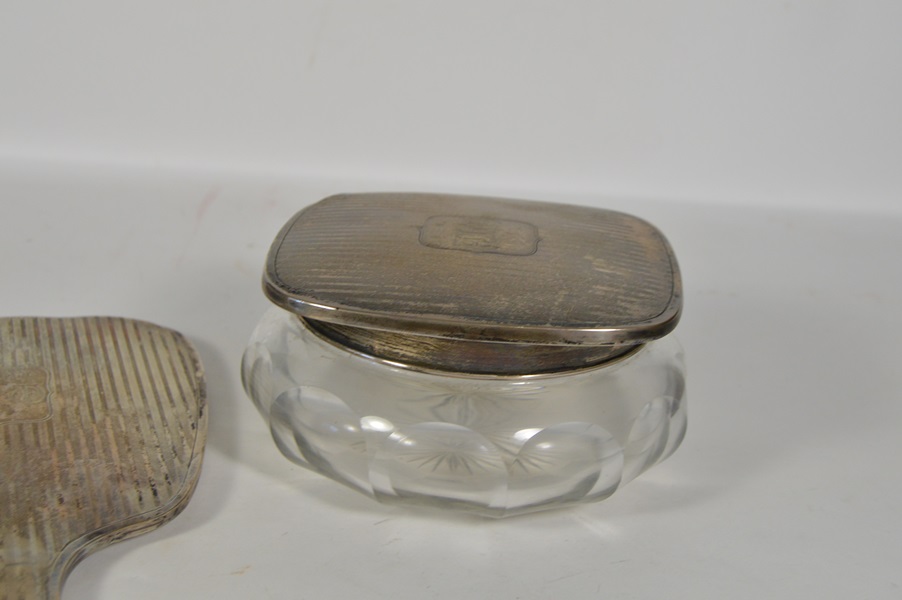 Art Deco Silver Plated Valet Vanity Set