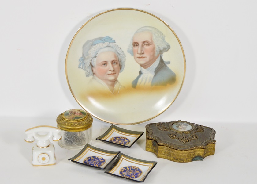 Assortment of Early American Themed Items