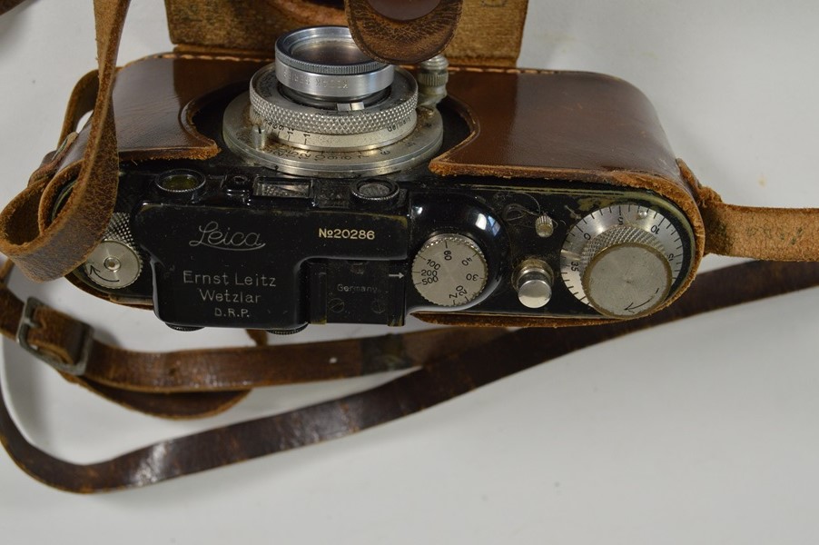 1930s Leica Rangefinder 35mm Camera D.R.P. Ernst Leitz Wetzler