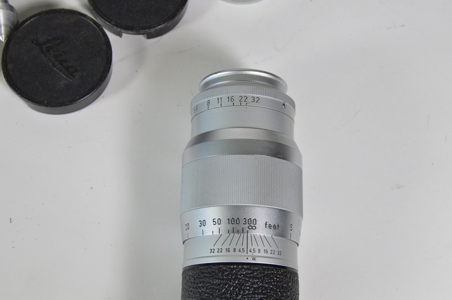 Leica Ernst Leitz Wetzler 35mm Camera Lens and Accessories