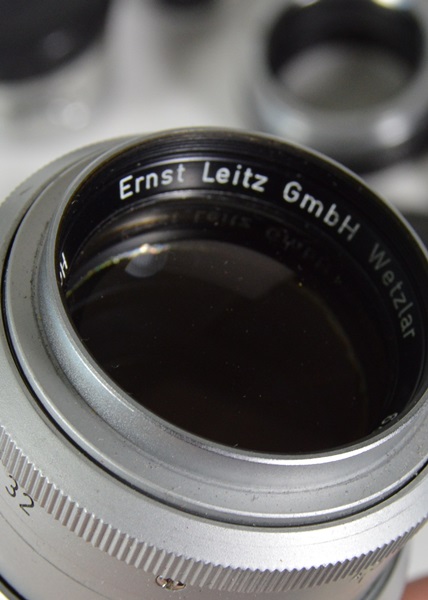 Leica Ernst Leitz Wetzler 35mm Camera Lens and Accessories