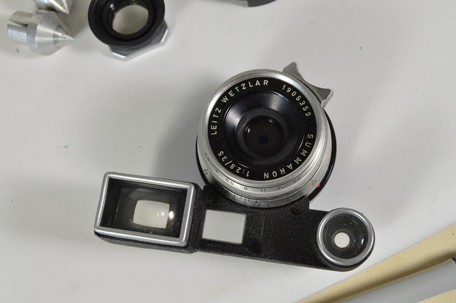 Leica Ernst Leitz Wetzler 35mm Camera Lens and Accessories