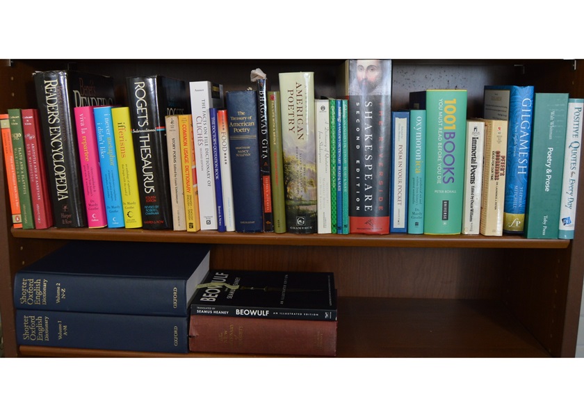 Assortment of Literature Books and Poetry