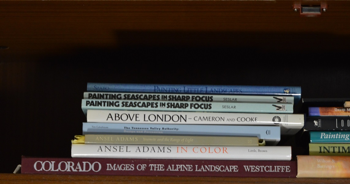 Assortment of Books on Landscape Art