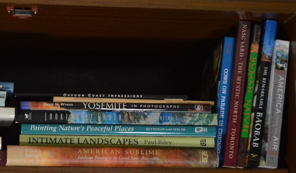 Assortment of Books on Landscape Art