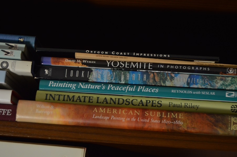 Assortment of Books on Landscape Art