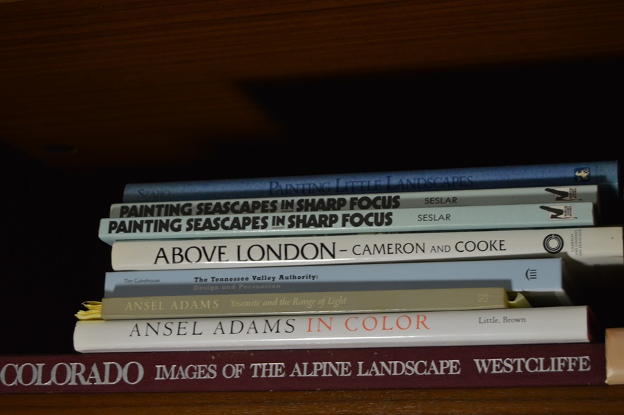 Assortment of Books on Landscape Art