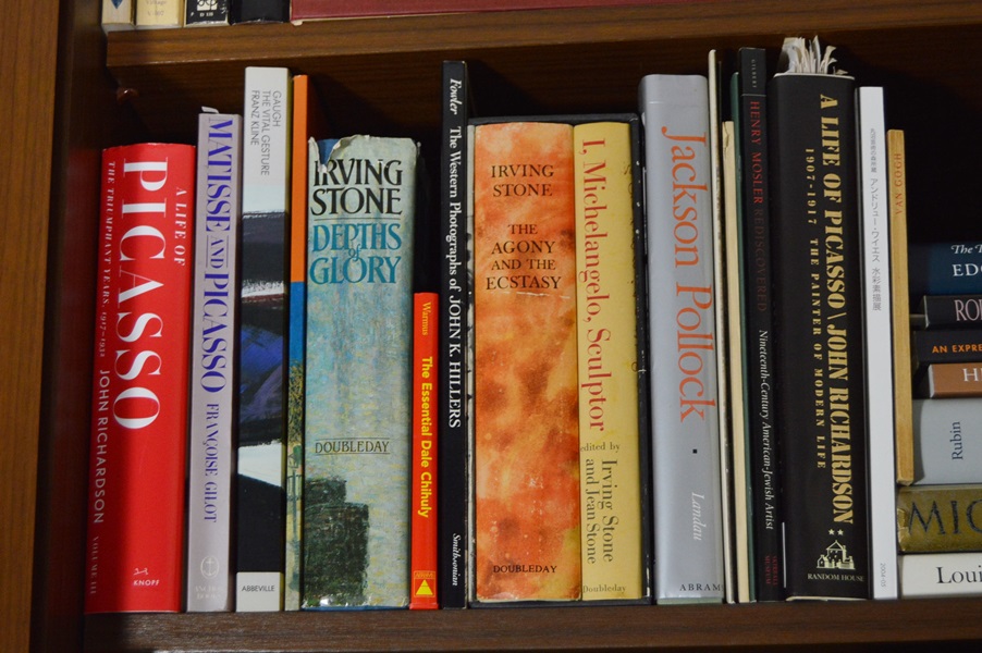 Assortment of Books on Famous Artists