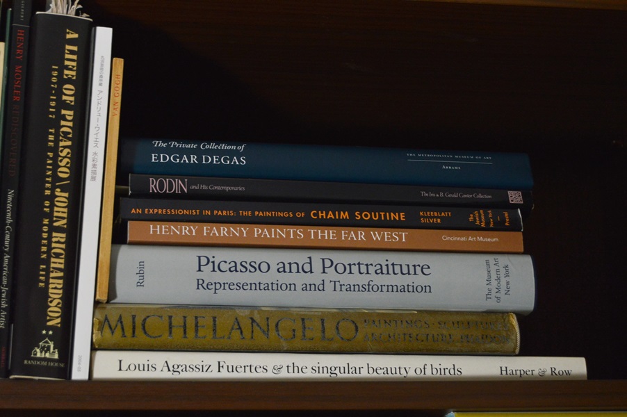 Assortment of Books on Famous Artists