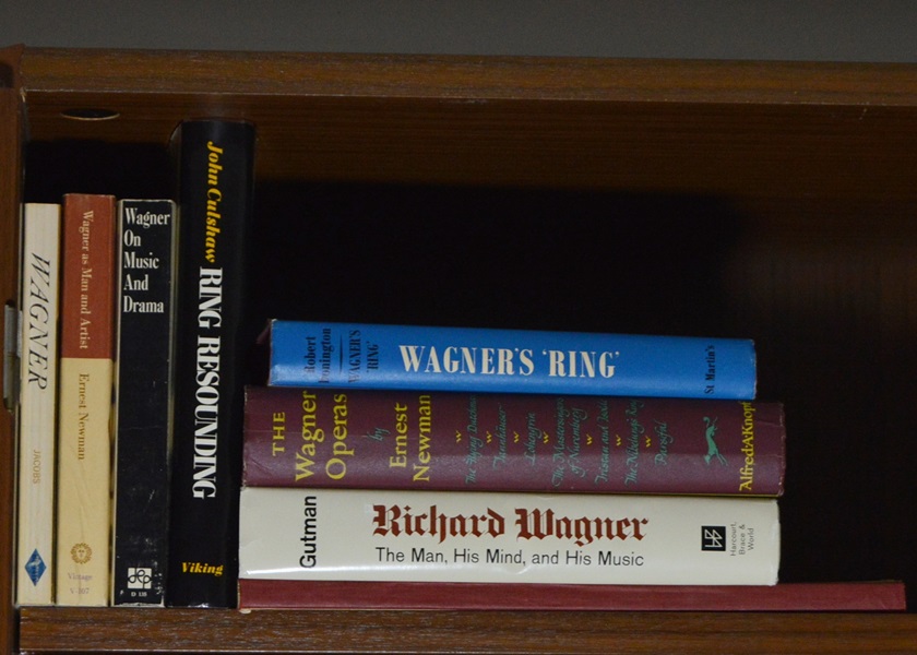 Assortment of Books on The Opera Writer Wagner