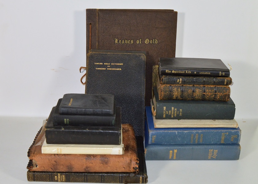 Assortment of Antiquarian Bibles