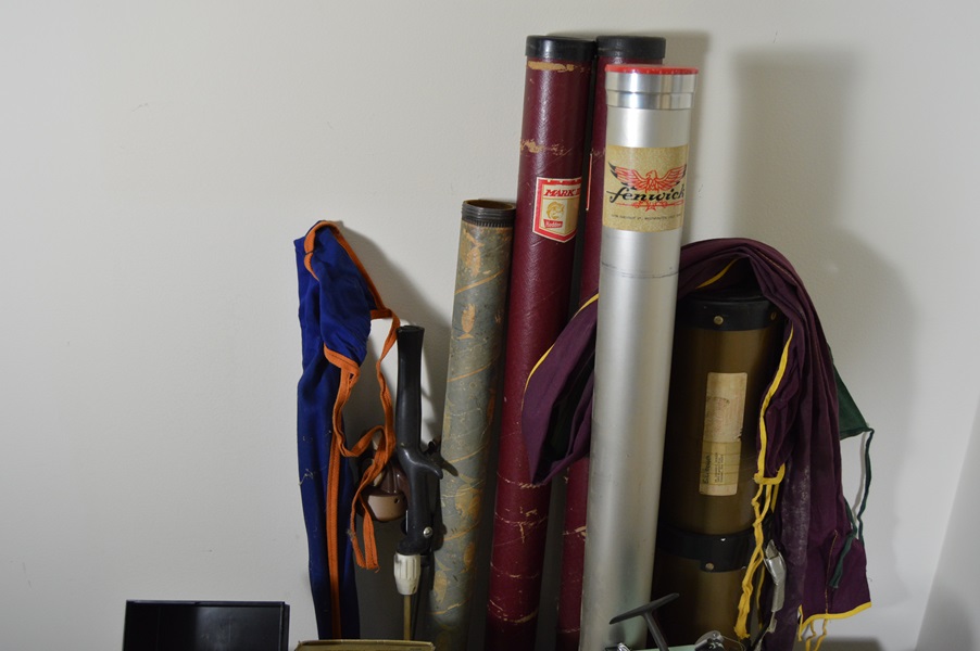 Vintage Fishing Reels and Rods