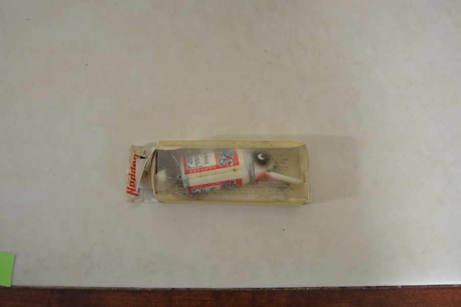 Vintage Fishing Tackle Box Fill with Lures and More