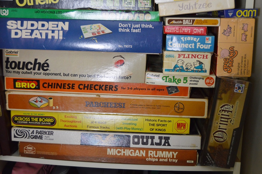 Assortment of Vintage Board Games