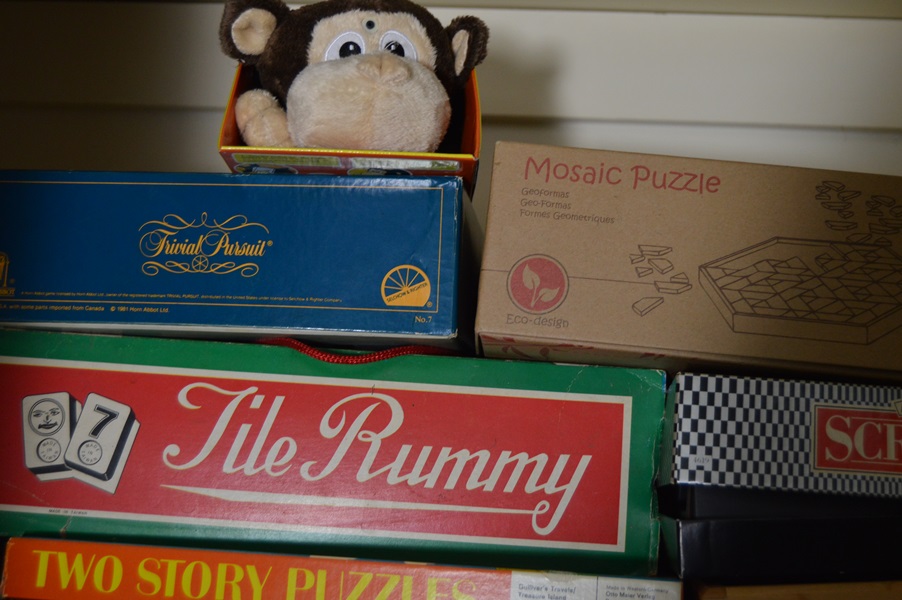 Assortment of Vintage Board Games