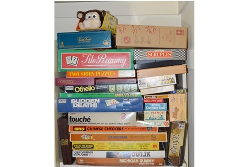 Assortment of Vintage Board Games