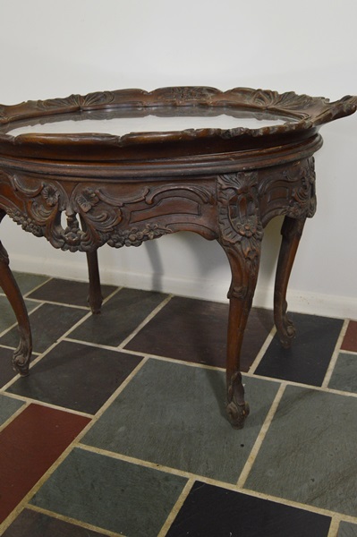 Rococo Style Tray Top Tea Table