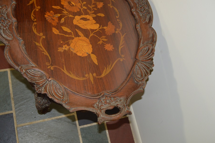 Rococo Style Tray Top Tea Table