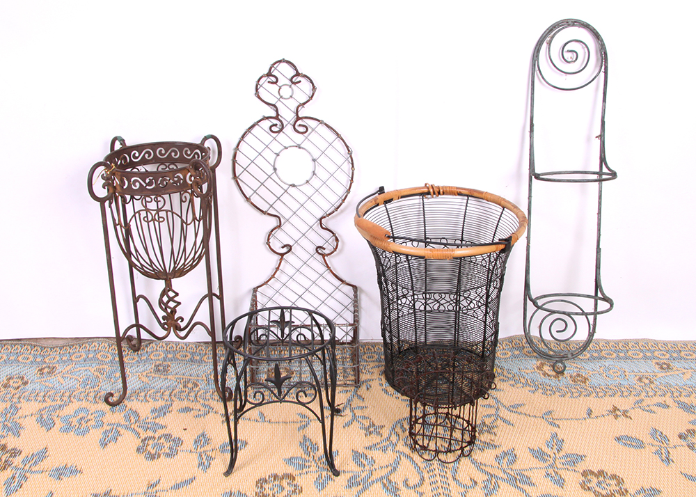 Wrought Iron Plant Stands
