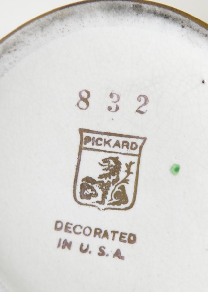 Assortment of Gold Tone China Serving Pieces