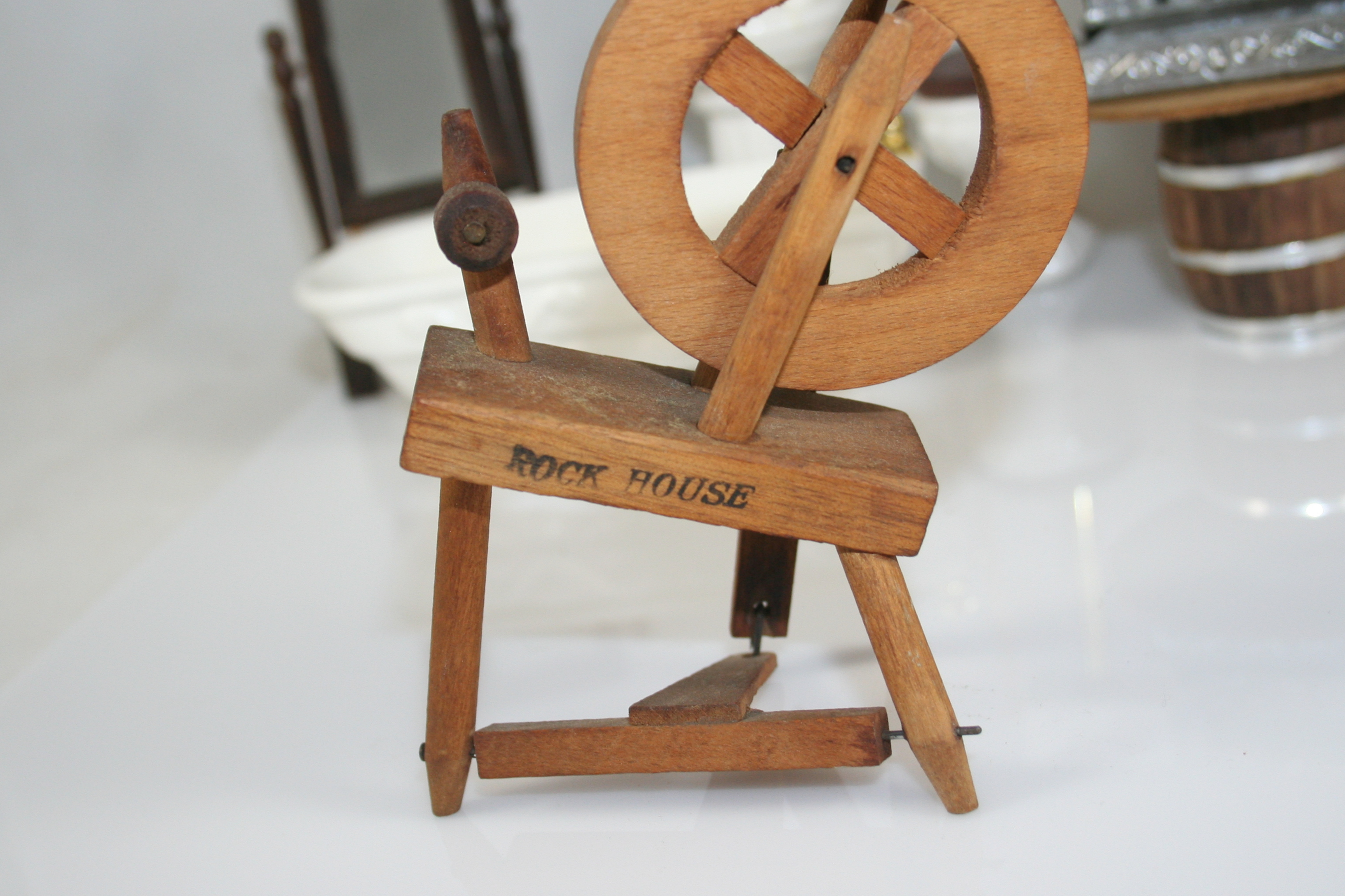 Assorted Antique and Vintage Dollhouse Miniatures