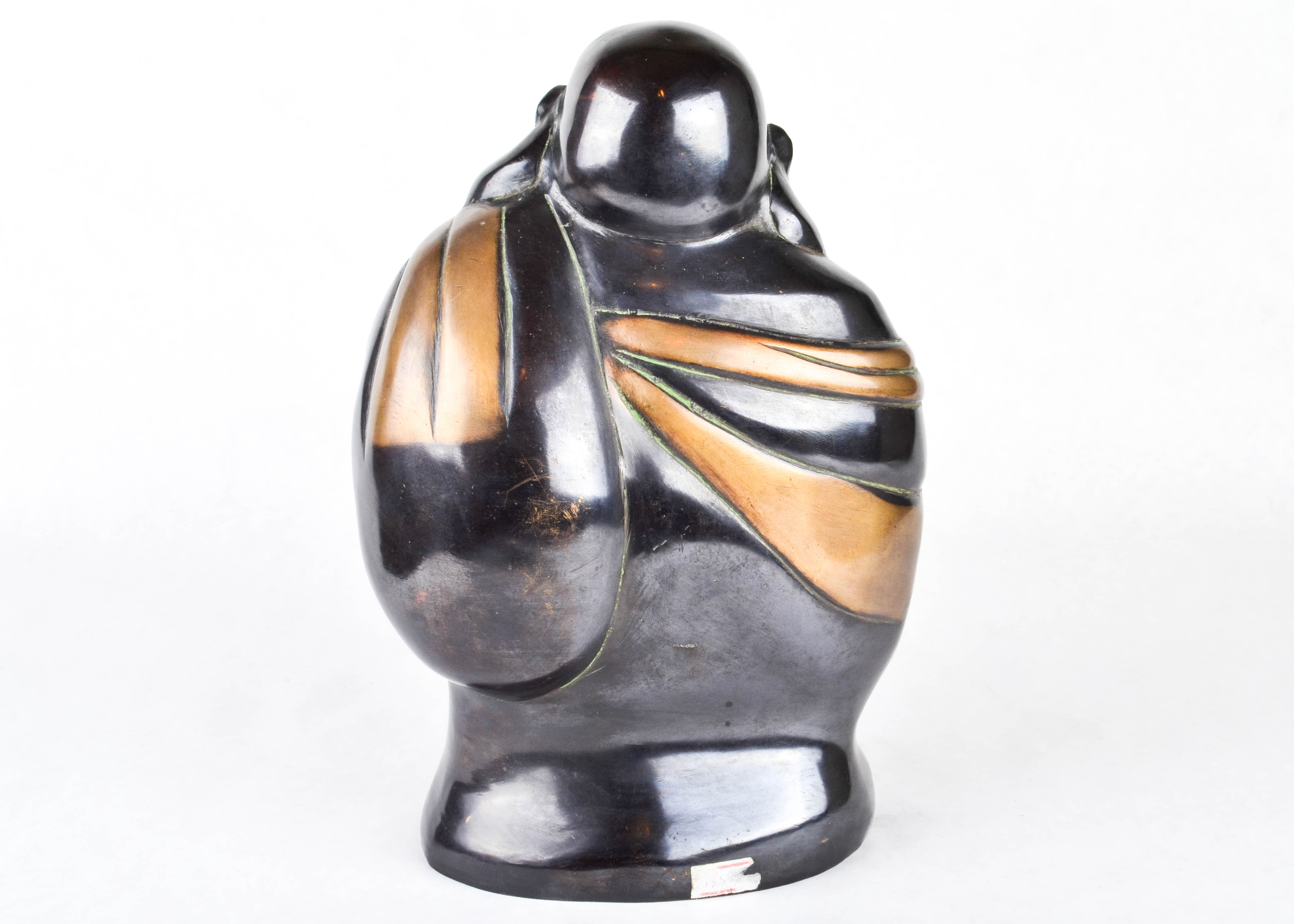 Vintage Solid Brass Buddha Statue