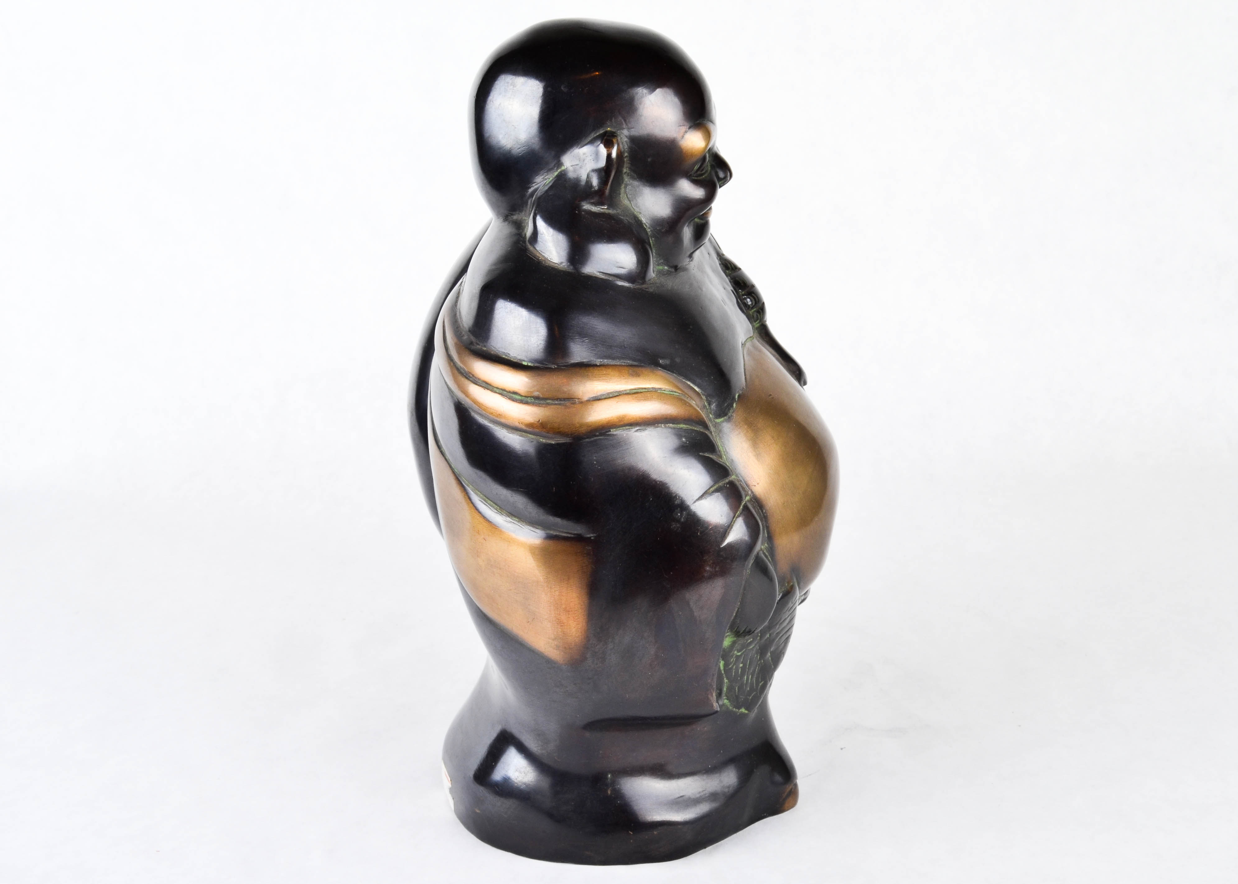 Vintage Solid Brass Buddha Statue