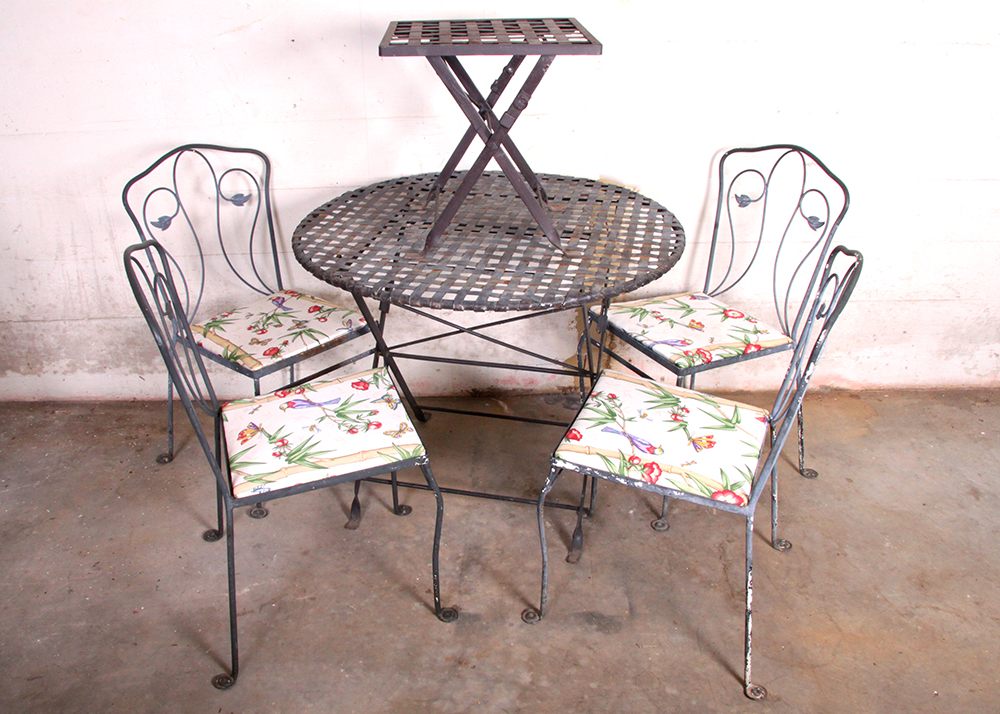 Black Wrought Iron Outdoor Furniture