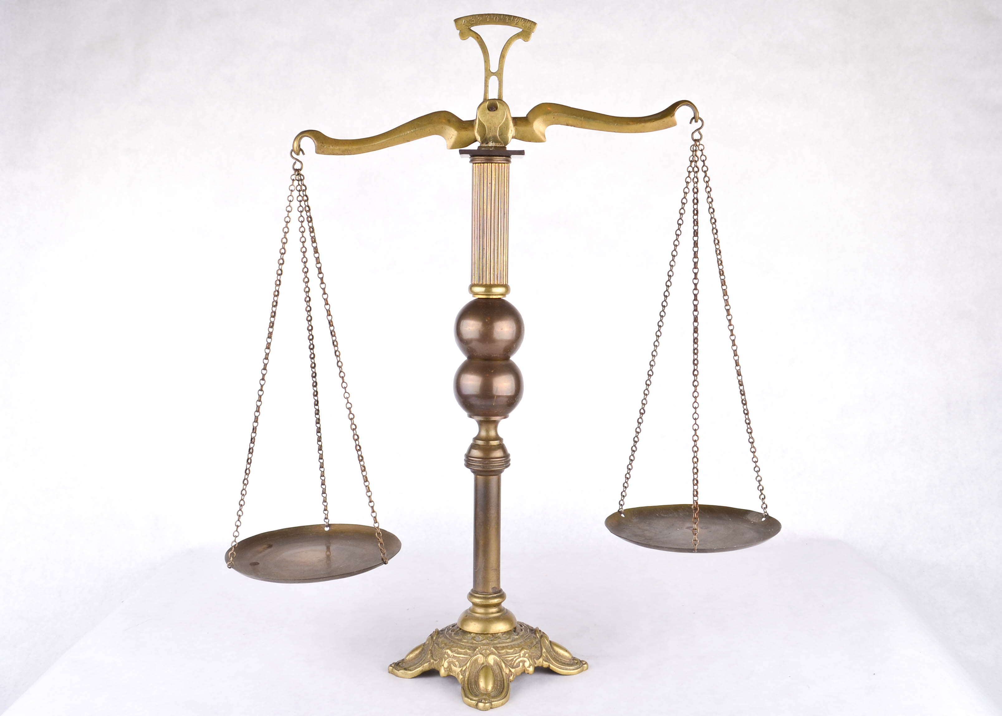 Vintage Brass Balance Scale