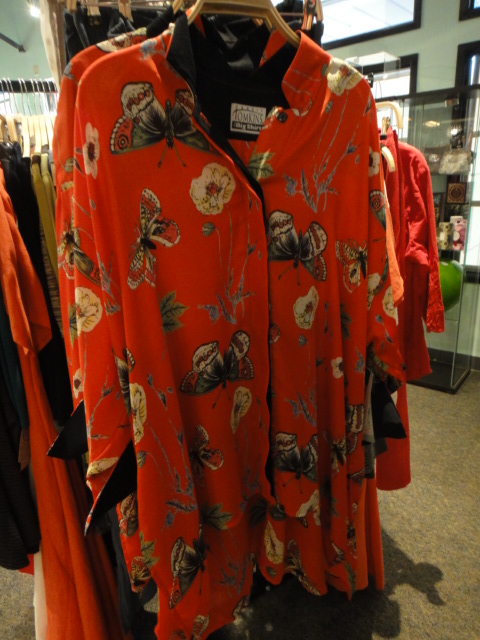 Clothing Rack Filled With New Women's Designer Cloths Plus