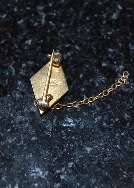 10K Yellow Gold Fob and Pin