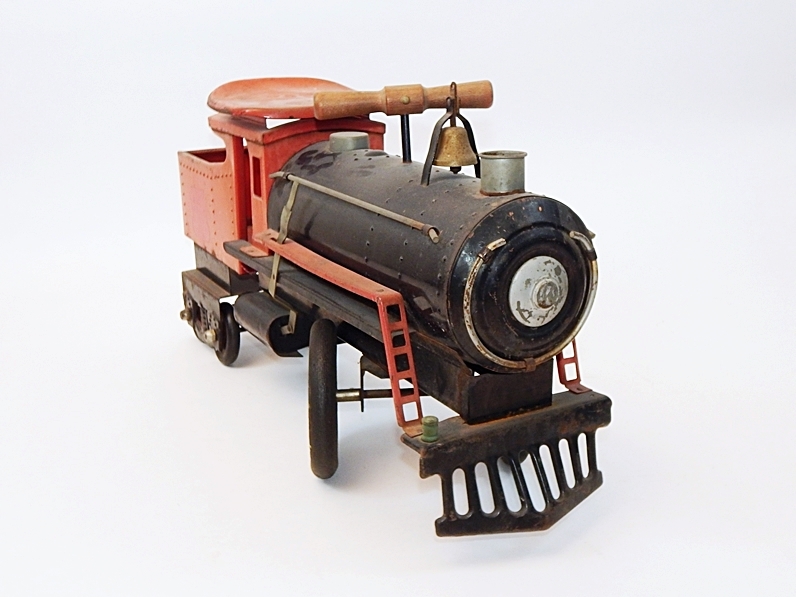 Vintage Keystone Steel Toy Ride On Train Locomotive