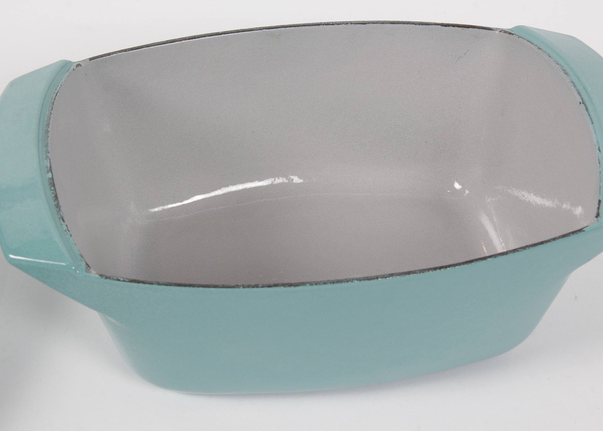 Four Piece Vintage Raymond Loewy Le Creuset Coquelle Dutch Oven